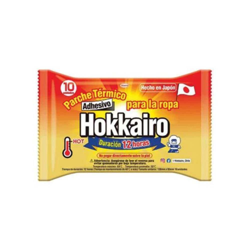 Hokkairo Parche Térmico para la ropa 10 unidades-0