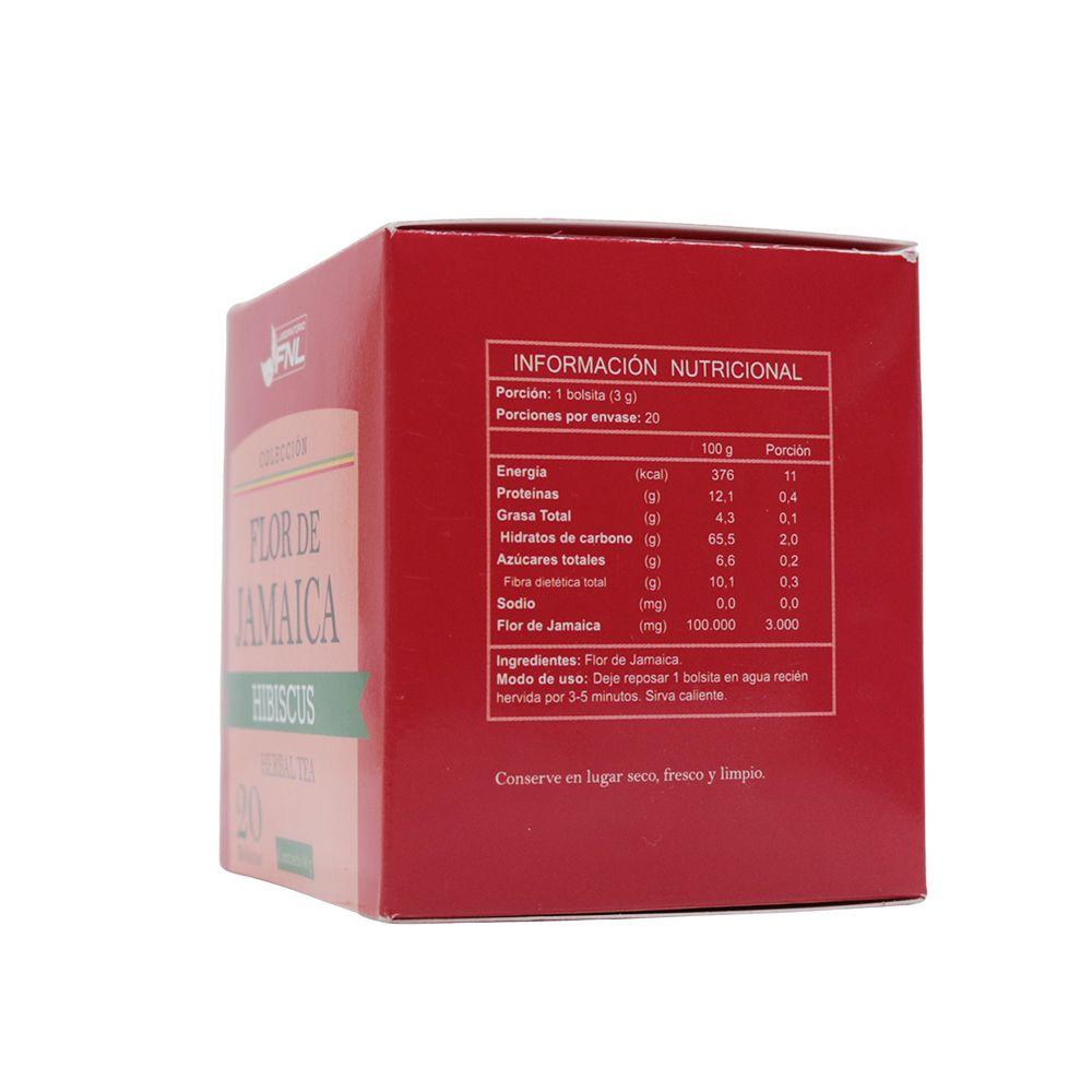 Infusión Flor De Jamaica 3G X 20 Bols. Fnl-1