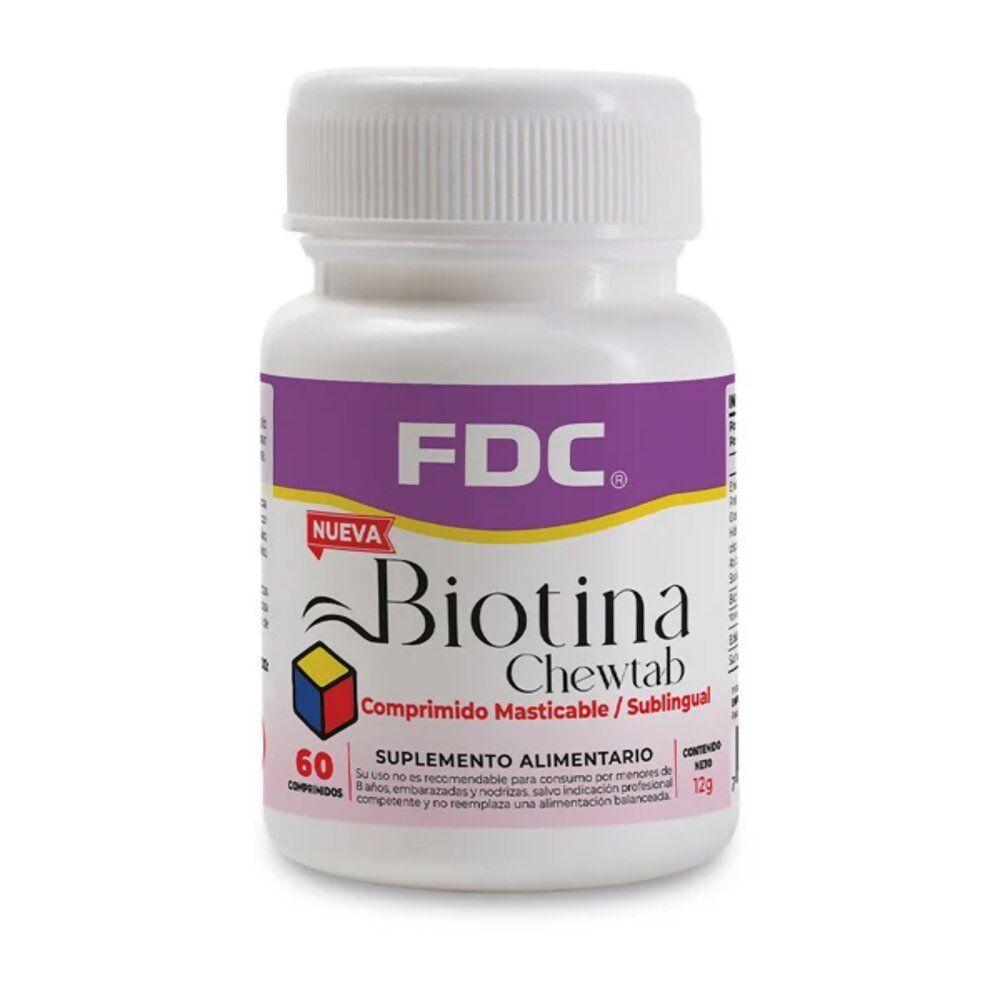Biotina Chewtab x60 comprimidos masticables. FDC-0