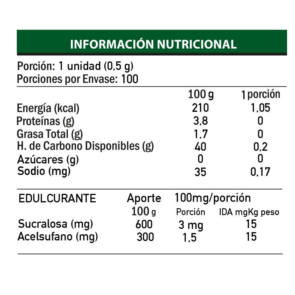 Papaya natural x 100 comprimidos masticables-3