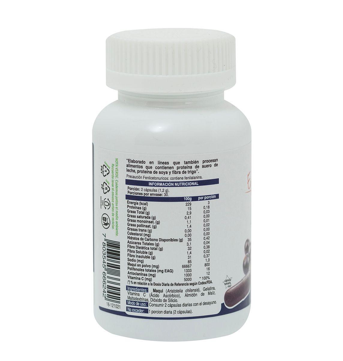 Maqui + Vitamina C 400 mg x 60-2