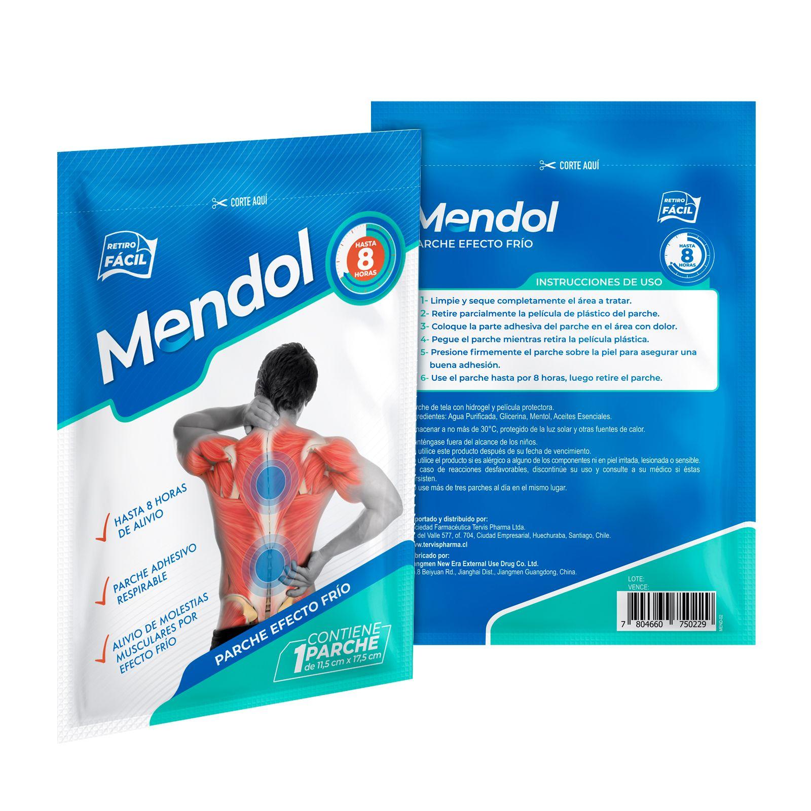 Mendol Parche Frio  1 Unidad-1