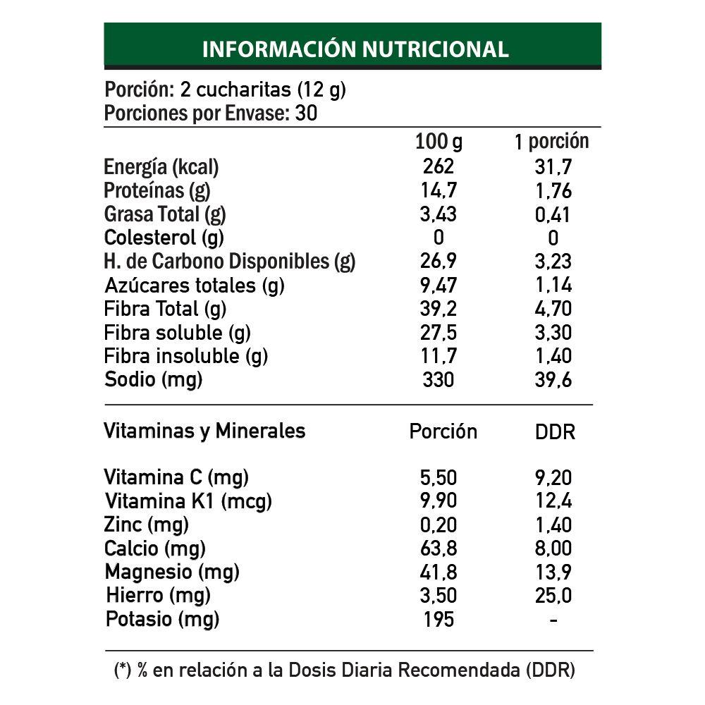 Batido Supergreens 360 G, Cascara-3