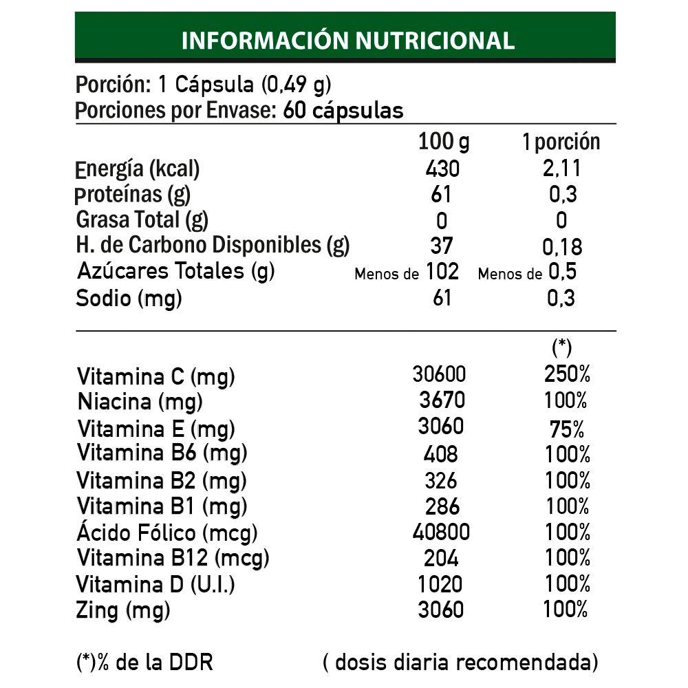 Calcio 600 mg + Vitamina D x 60 comprimidos-3