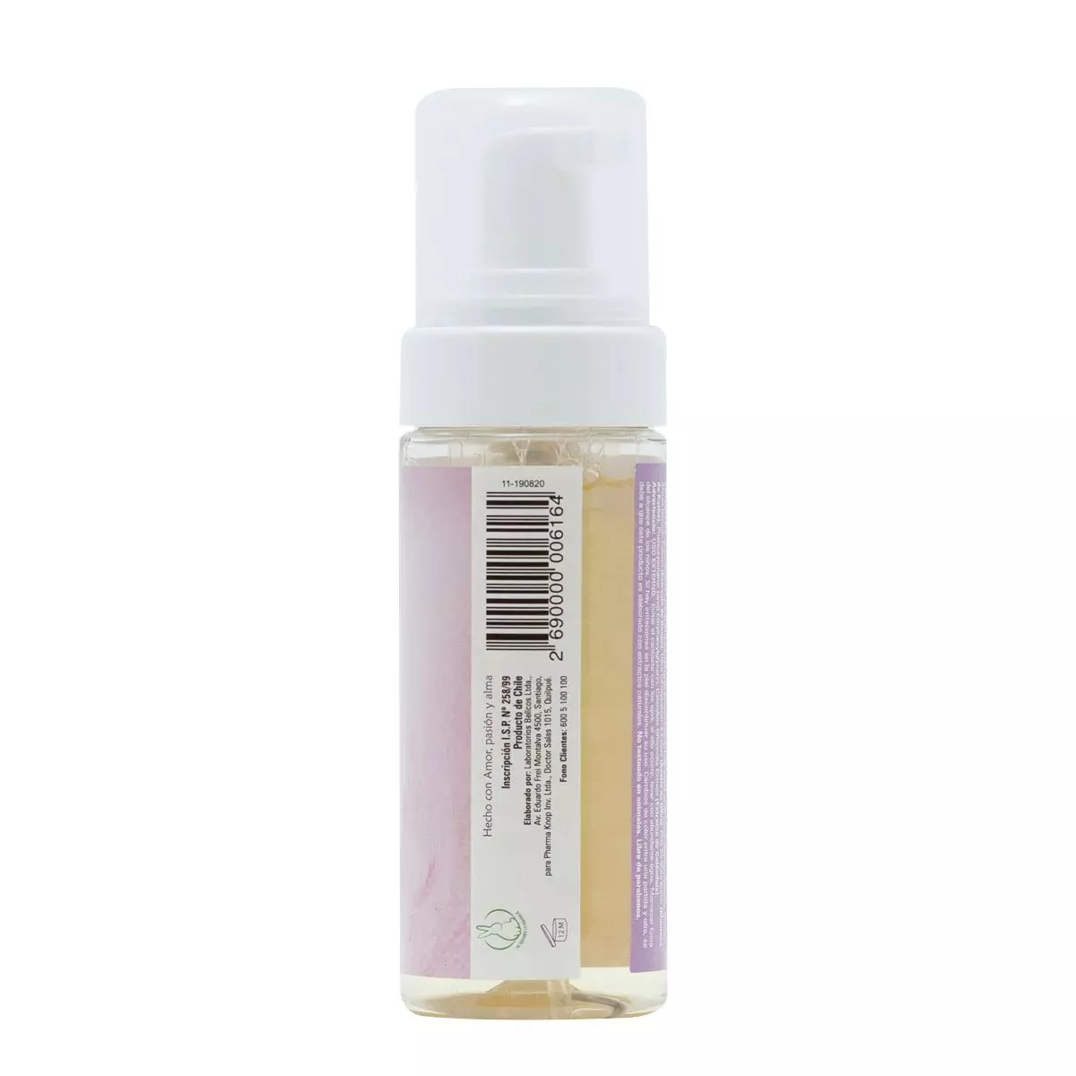 Espuma Facial Limpiadora 160 Ml Leche Virginal-2