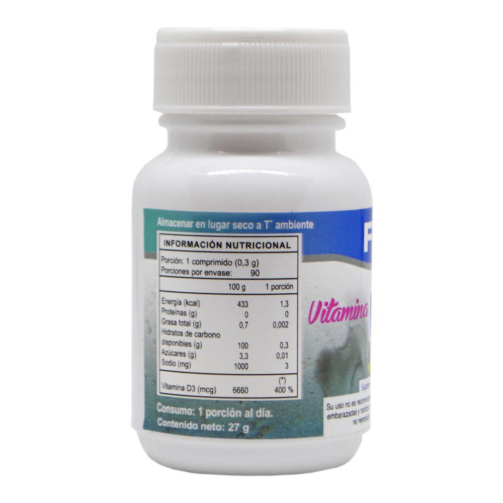 Vitamina D3 800 UI x 90 comprimidos-2
