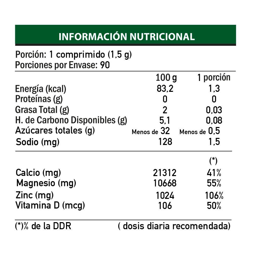 Calcio Magnesio Zinc x 90 comprimidos-3