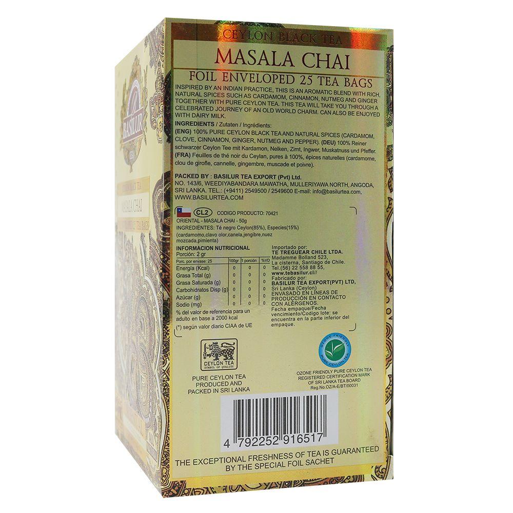 Té Masala Chai 2G X 25 Bolsas, Basilur-1