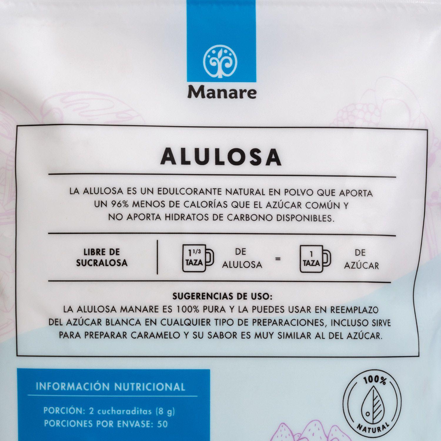 Alulosa En Polvo 400 G, Manare-2