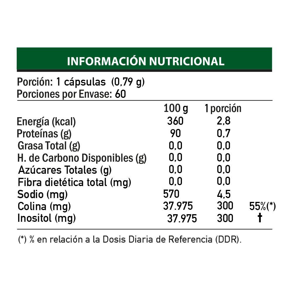 Colina & Inositol X60 Cápsulas, Fnl-3
