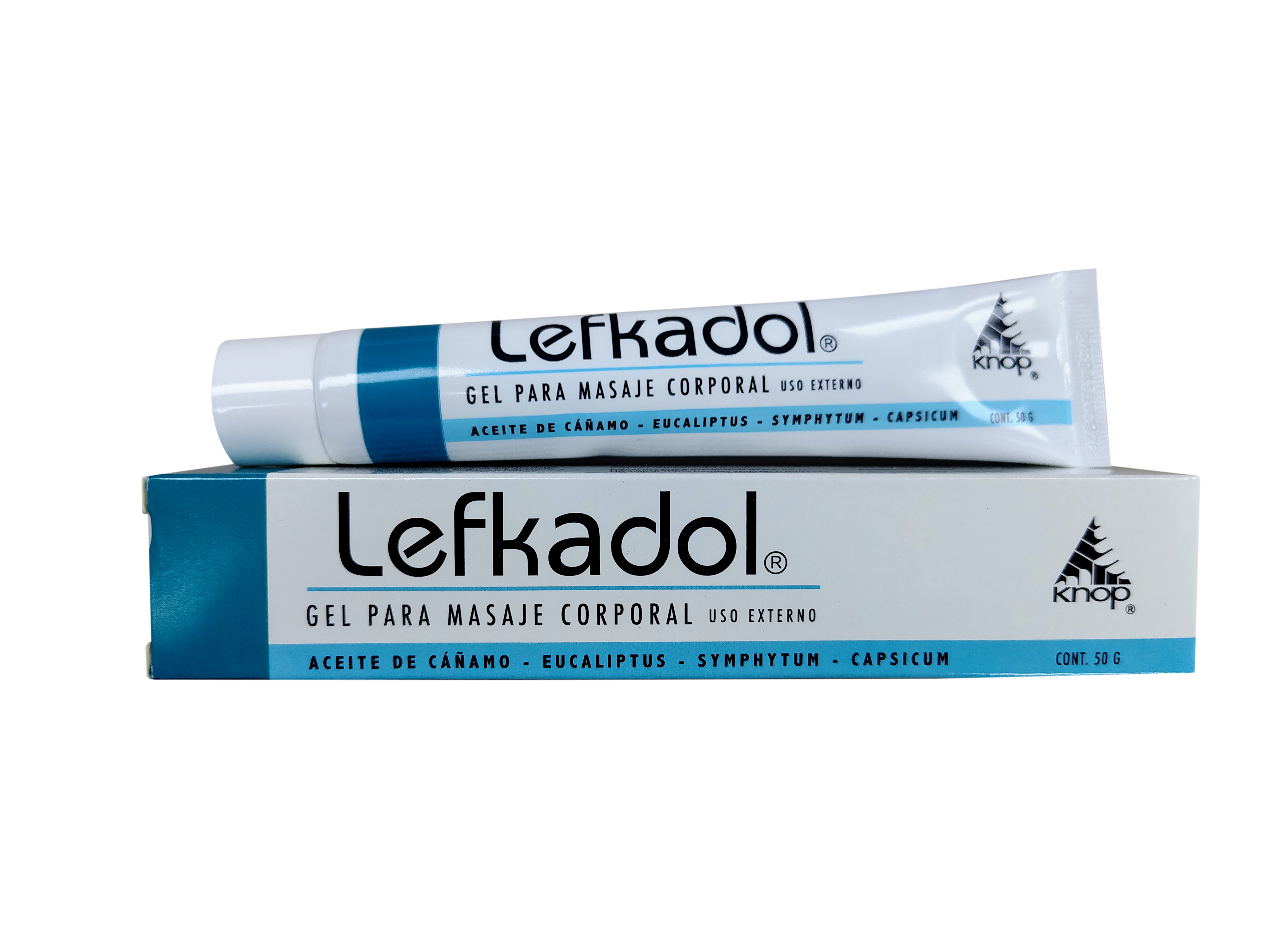Gel Corporal Masaje con Aceite de Cañamo 50 g - Lefkadol-0