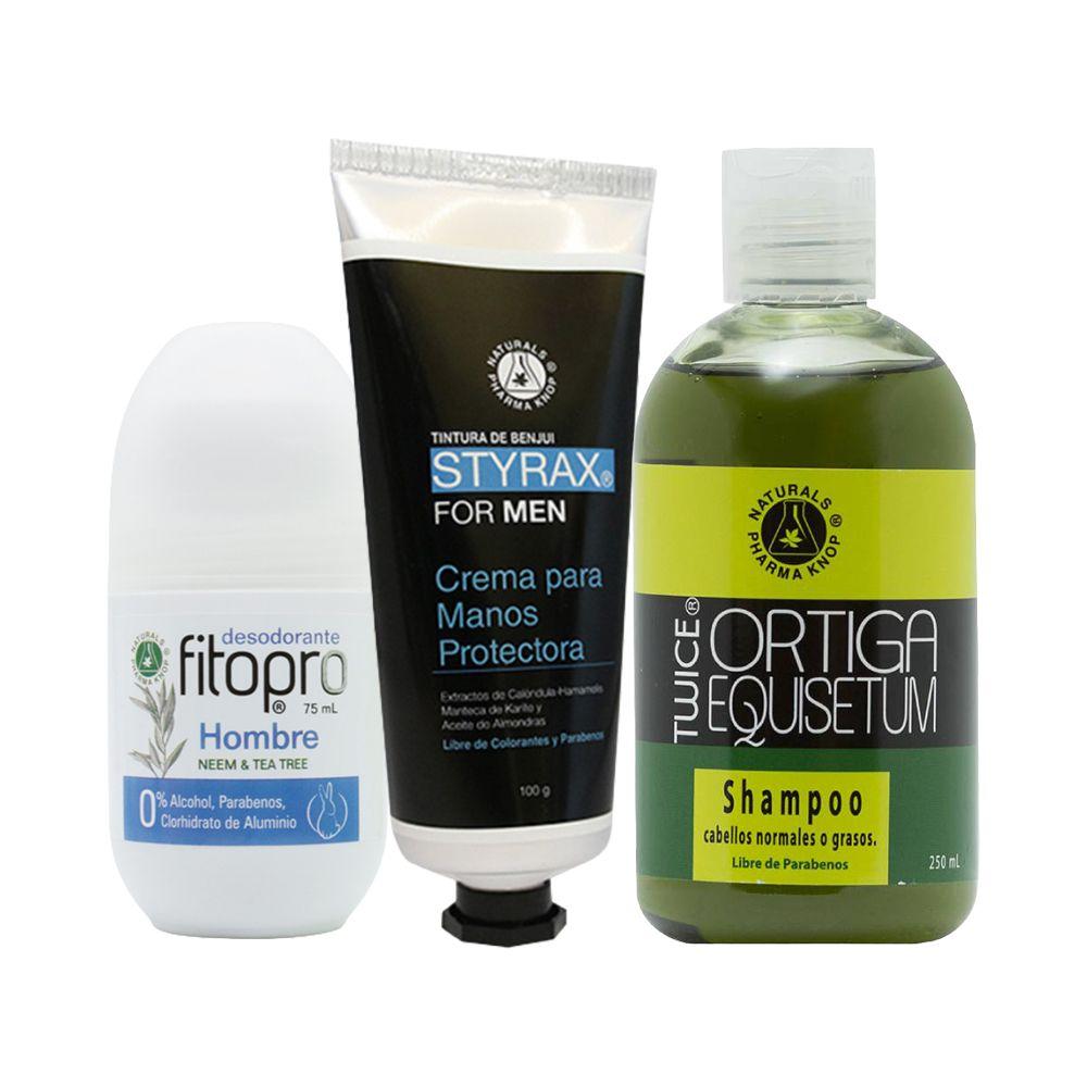Pack Styrax® Desodorante + Crema Manos + Shampoo + Cosm.-2