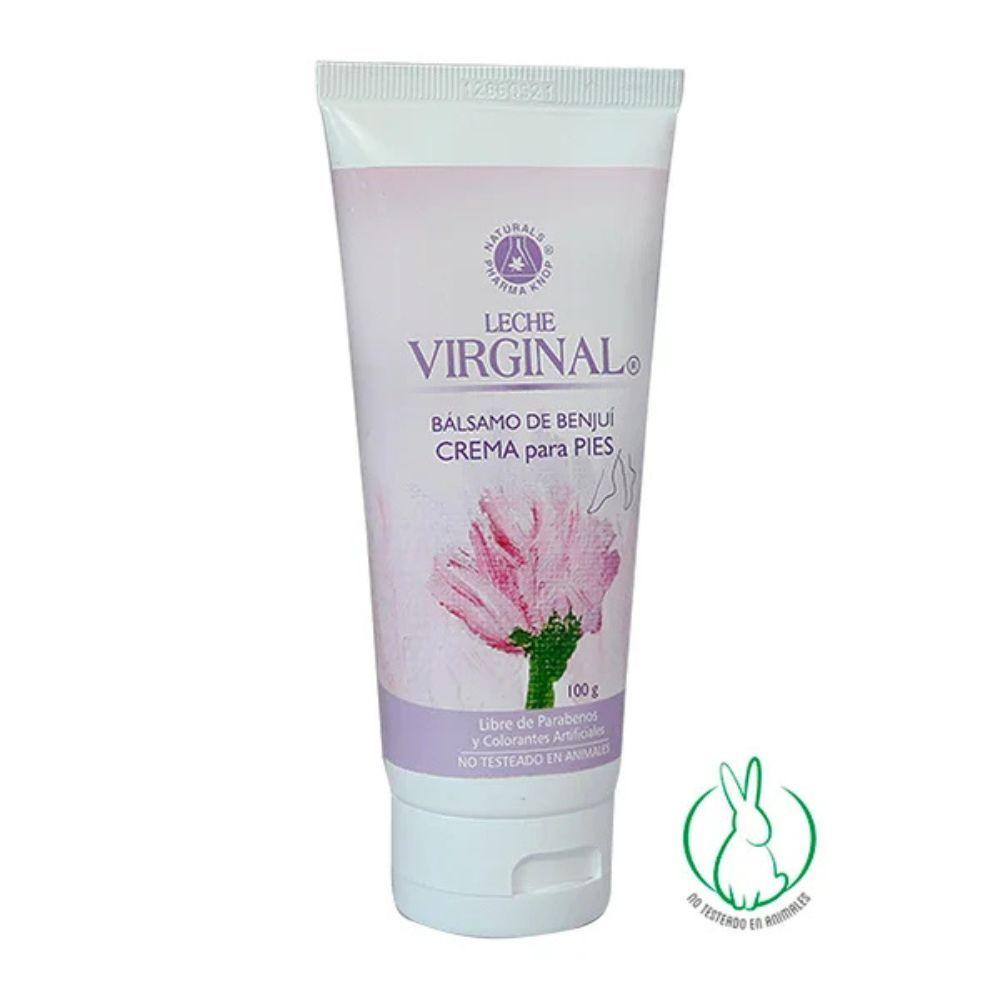 Crema de Pies Humectante, Pomo 100 G, Leche Virginal®.-0