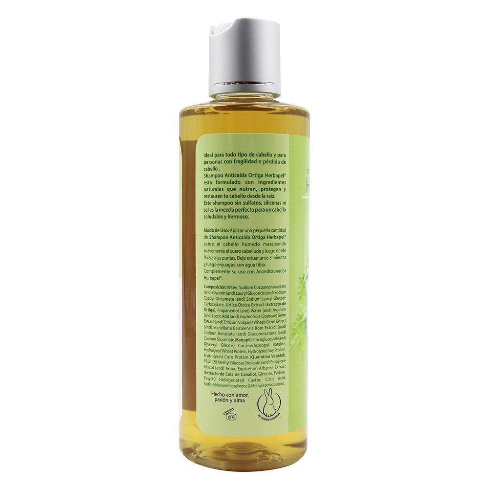 Shampoo Anticaida Ortiga-Baicapil 250 mL - Herbapel-3