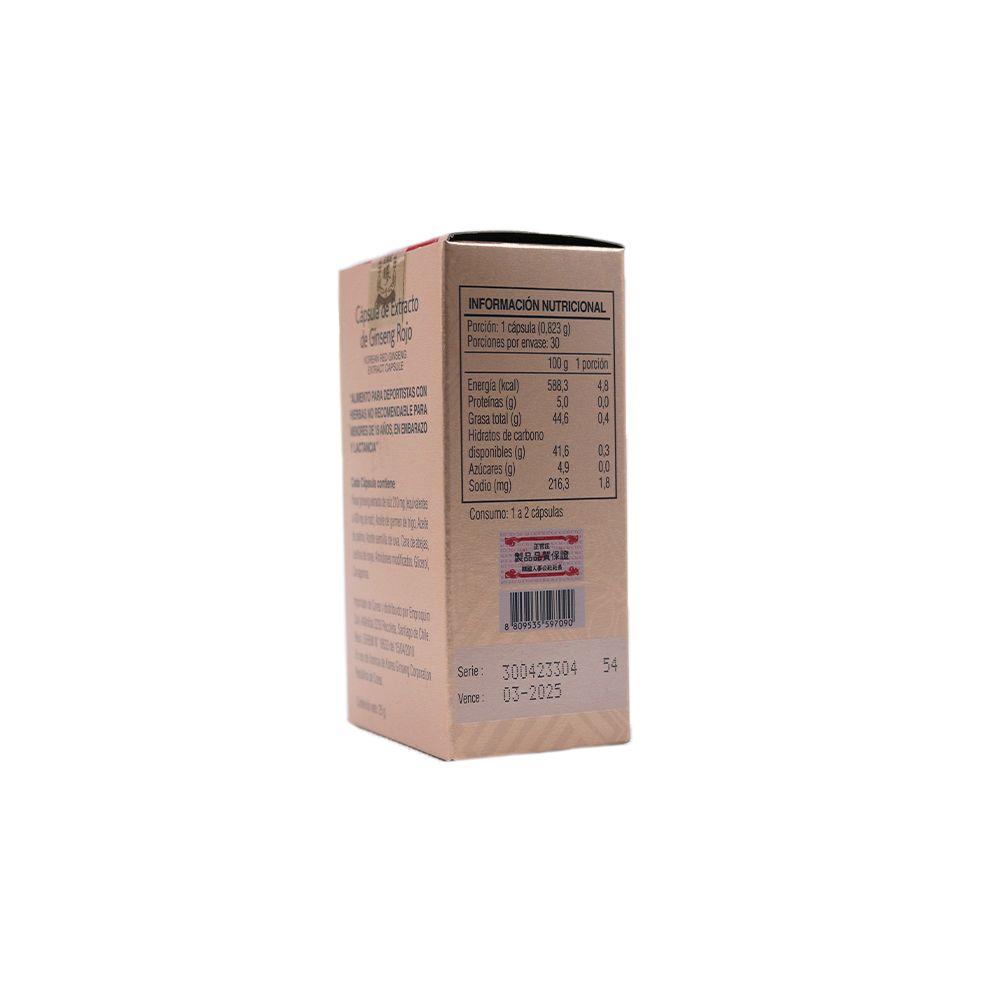 Extracto Ginseng Rojo Koreano 210 mg x 30  blandas-1