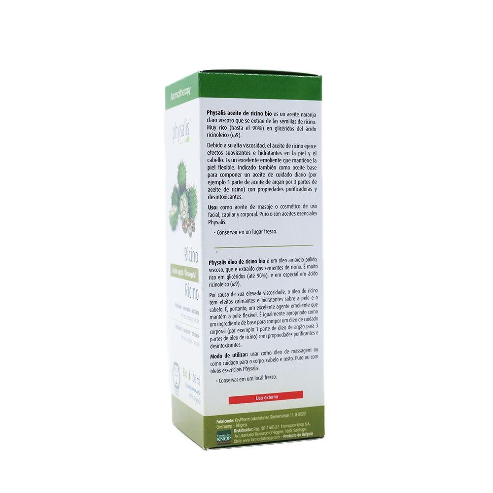 Aromaterapia Aceite  Ricino Orgánico 100 mL physalis-2