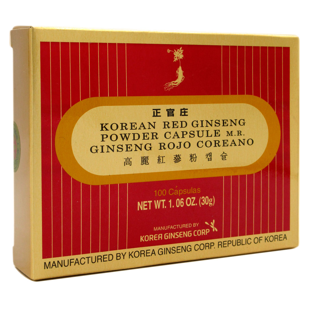 Ginseng Rojo Koreano x 100 Capsulas FDC-0