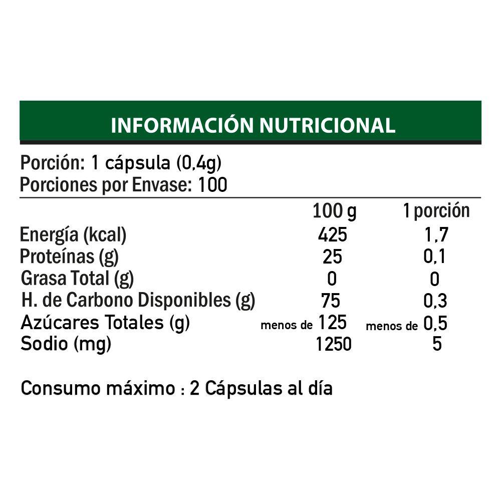 Ginseng Rojo Koreano x 100 Capsulas FDC-3