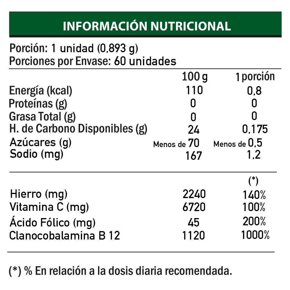 Aminofer x 60 comprimidos-3