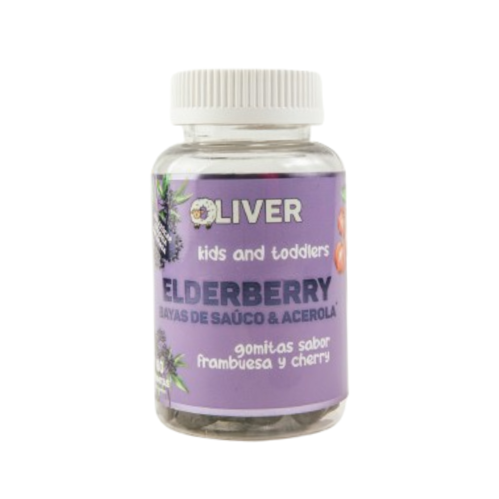 Elderberry x60 gomitas, Oliver Kids-0