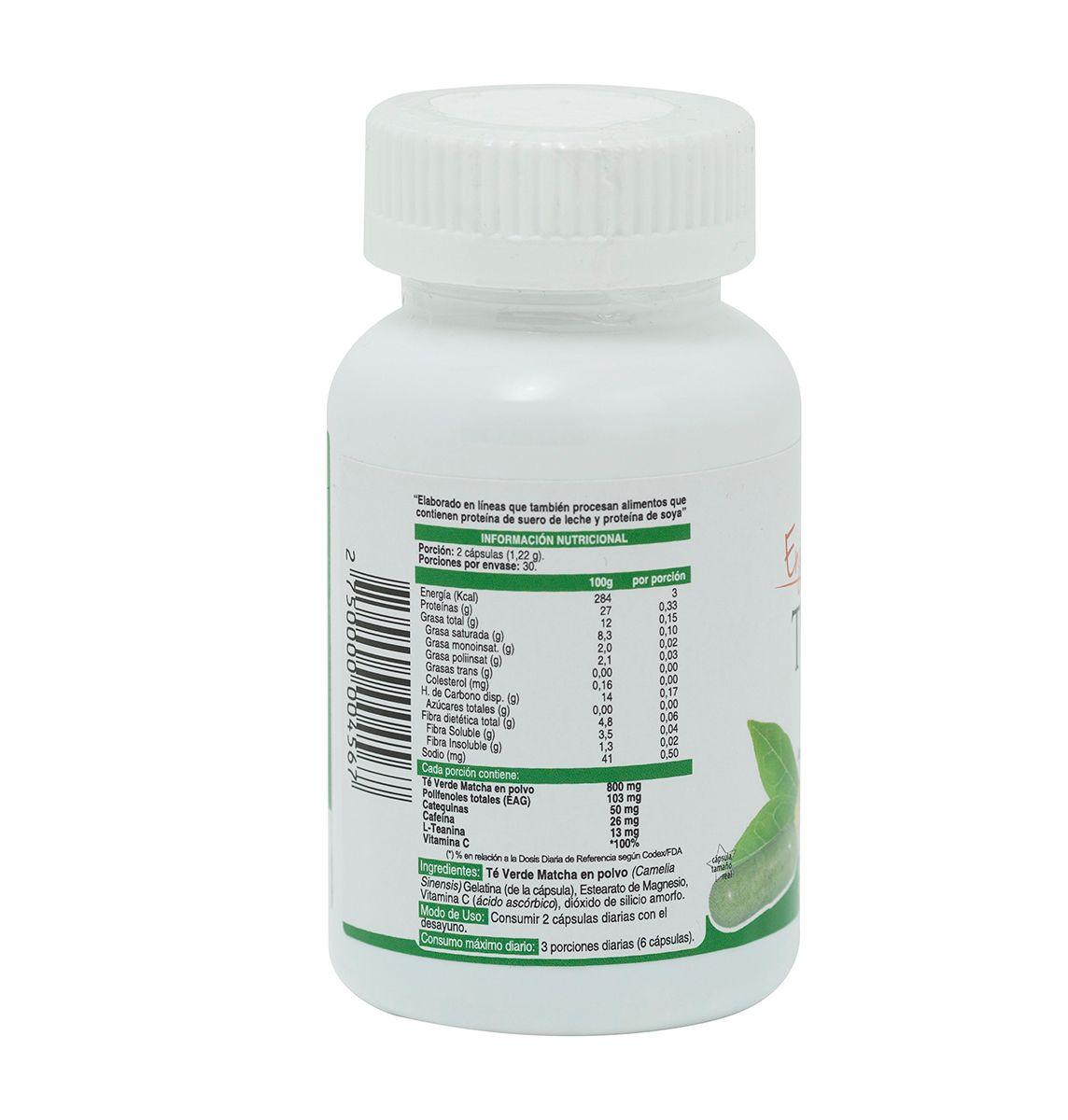 Té Verde Matcha + Vit C 400 mg x 60-2