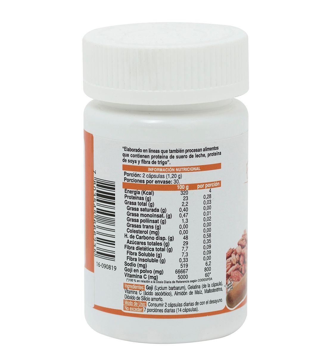 Goji + Vit C 400 mg x 60 cápsulas – Enjoy Your Beauty-2