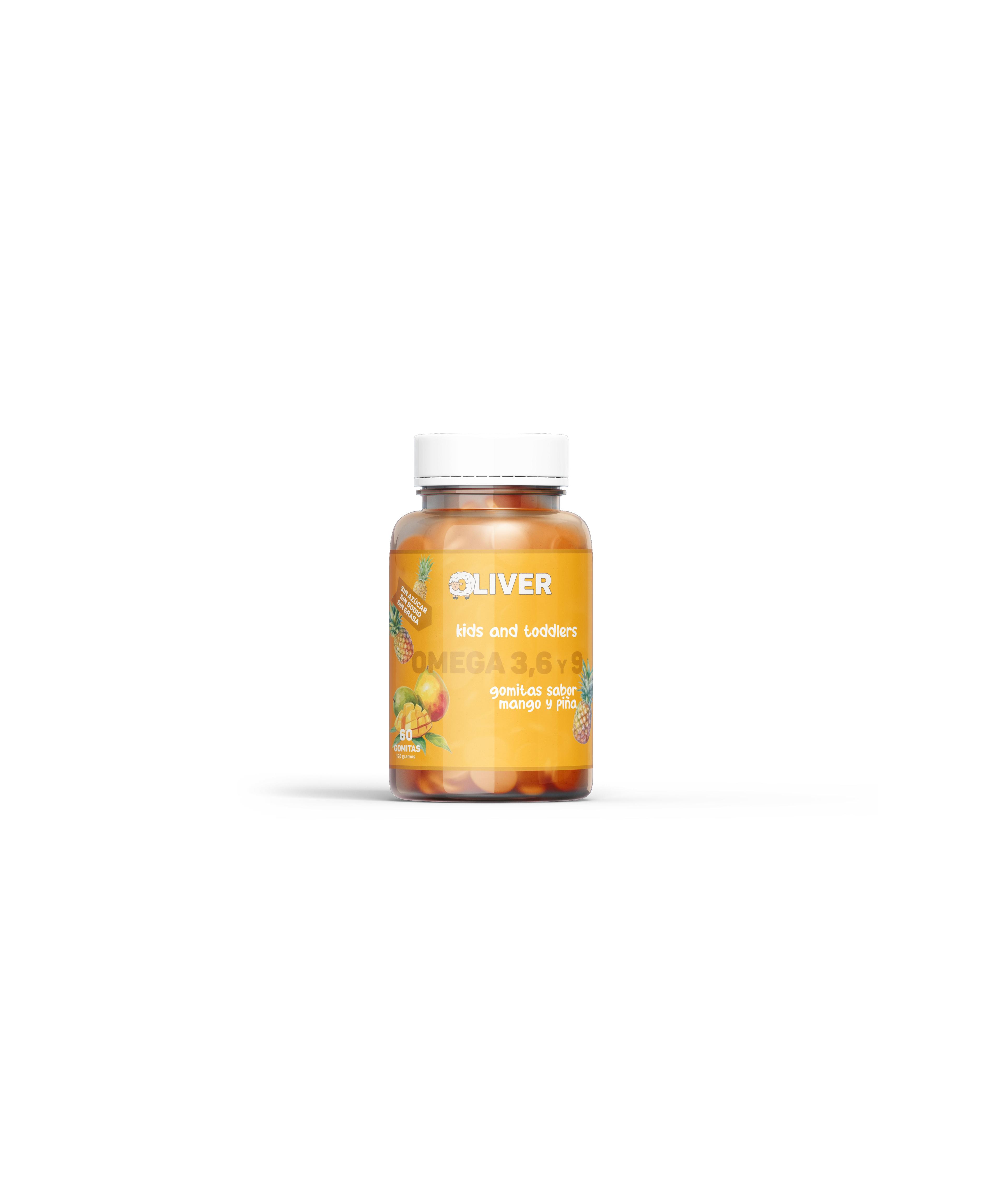 Omega 3, 6 y 9 x60 gomitas, Oliver Kids-0