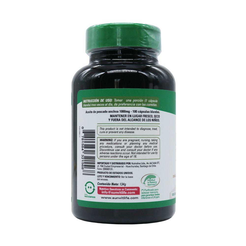 Fish Oil 1000 Mg x 100 Softgel - Sunvit life-2