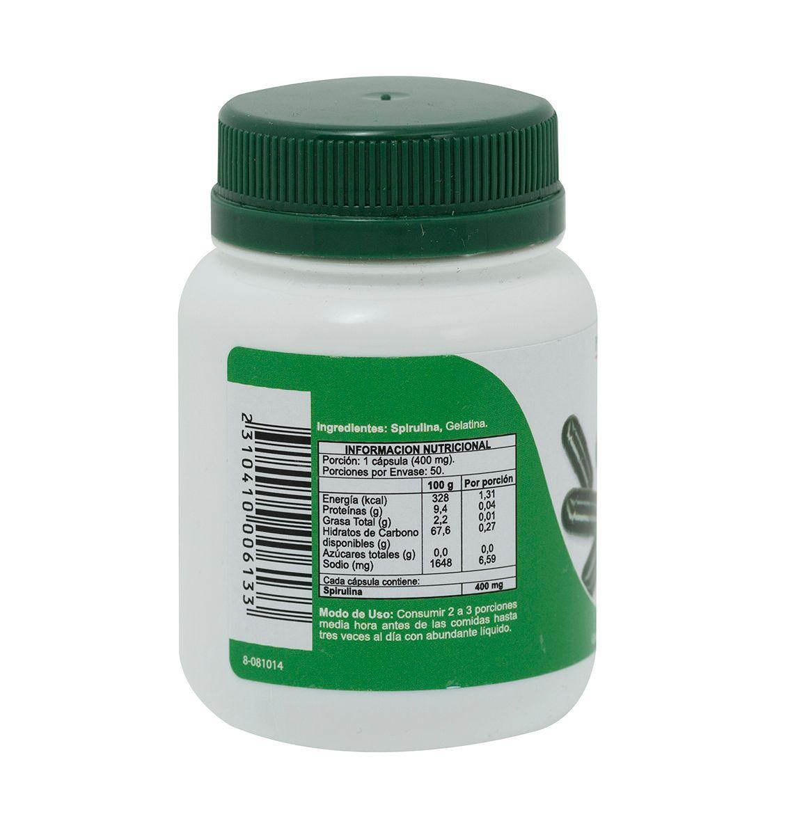 Spirulina 400 mg x 50-2