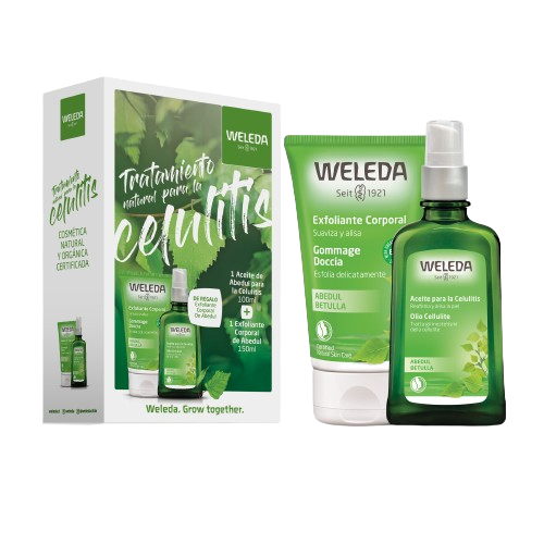 Pack Abedul Aceite 100 mL + Exfoliante Corp. 150 mL Weleda-0