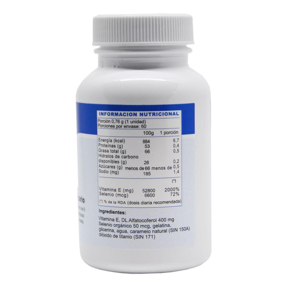 Vitamina E 400 UI + Selenio x 60-1