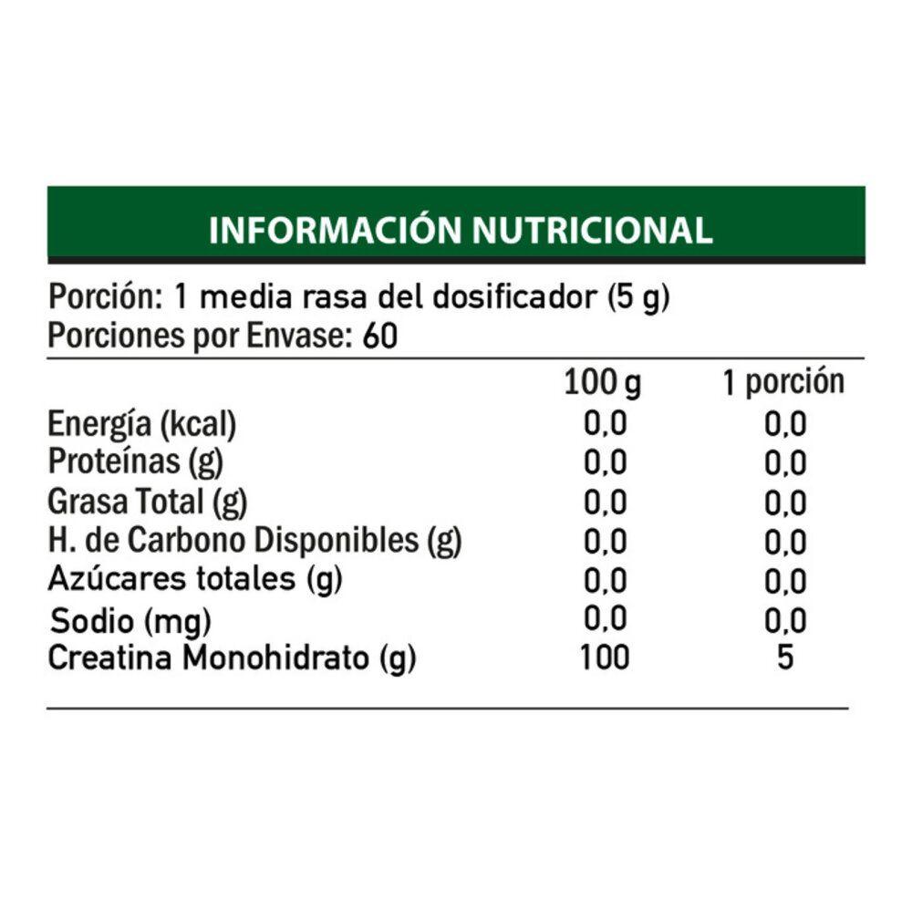 Creatina monohidrato 300 gramos - Athlete-1