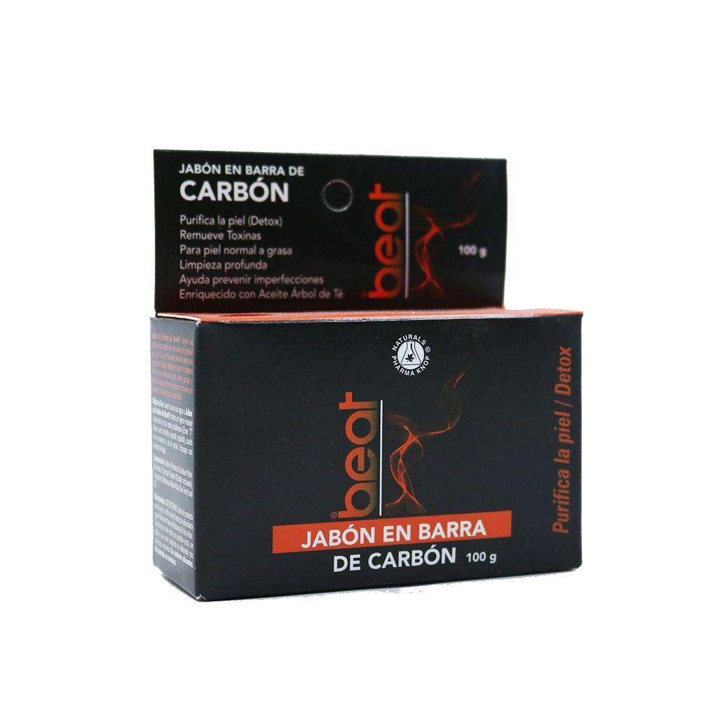 Jabón En Barra Carbón Beat 100 Gr Pharma Knop-0