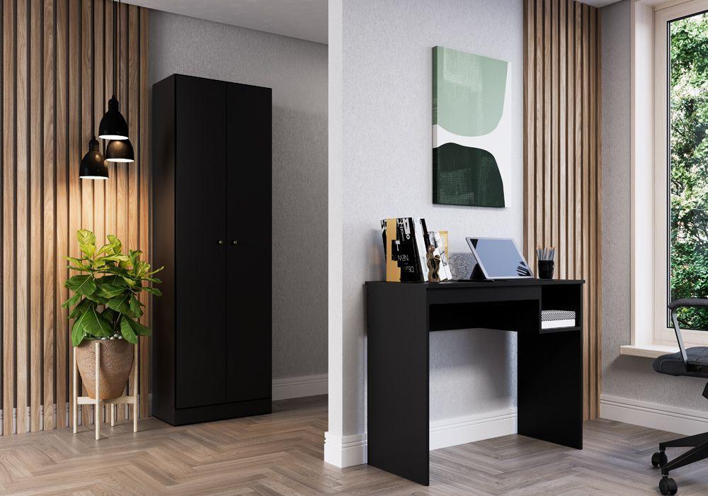 Escritorio personal negro-1