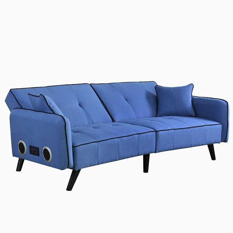 Sofá Cama 3 Cuerpos con Apoya Brazos y Parlantes-1