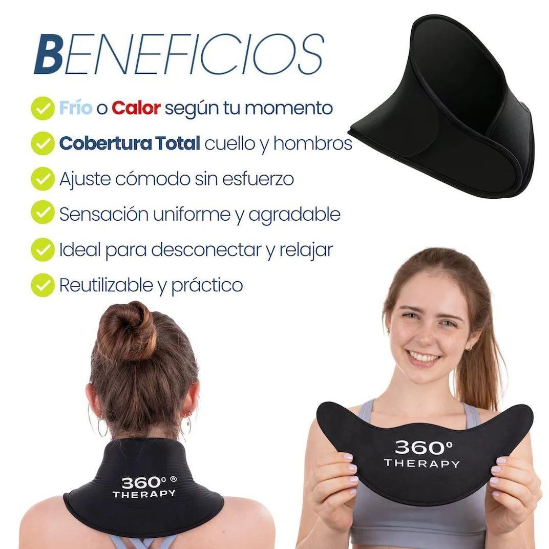 Compresa de Gel Sólido Flexible Frío/Calor Tipo Capa para Cuello y Hombro-2