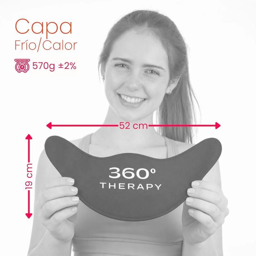 Compresa de Gel Sólido Flexible Frío/Calor Tipo Capa para Cuello y Hombro-3
