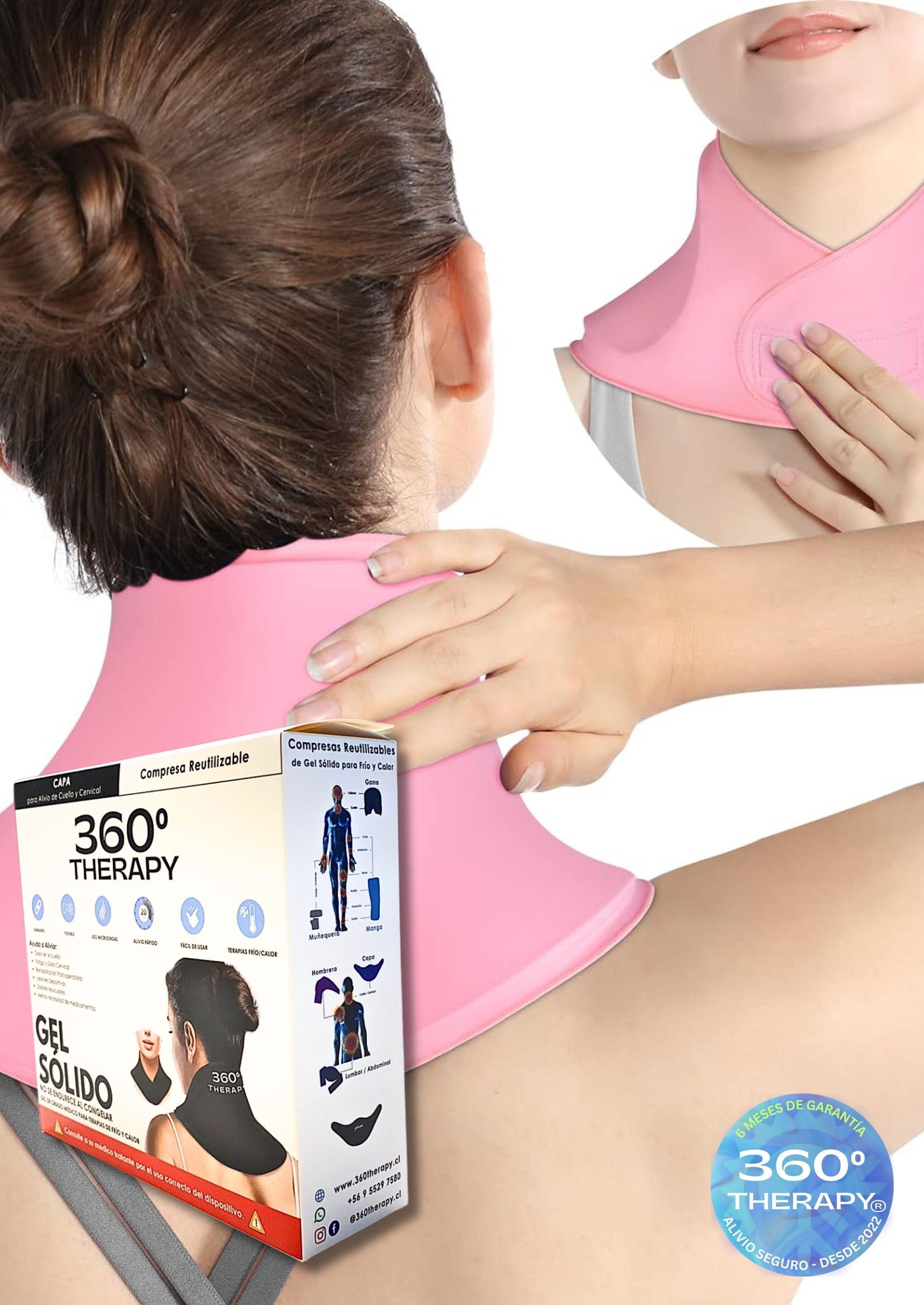 Compresa de Gel Sólido Flexible Frío/Calor Tipo Capa para Cuello y Hombro-0