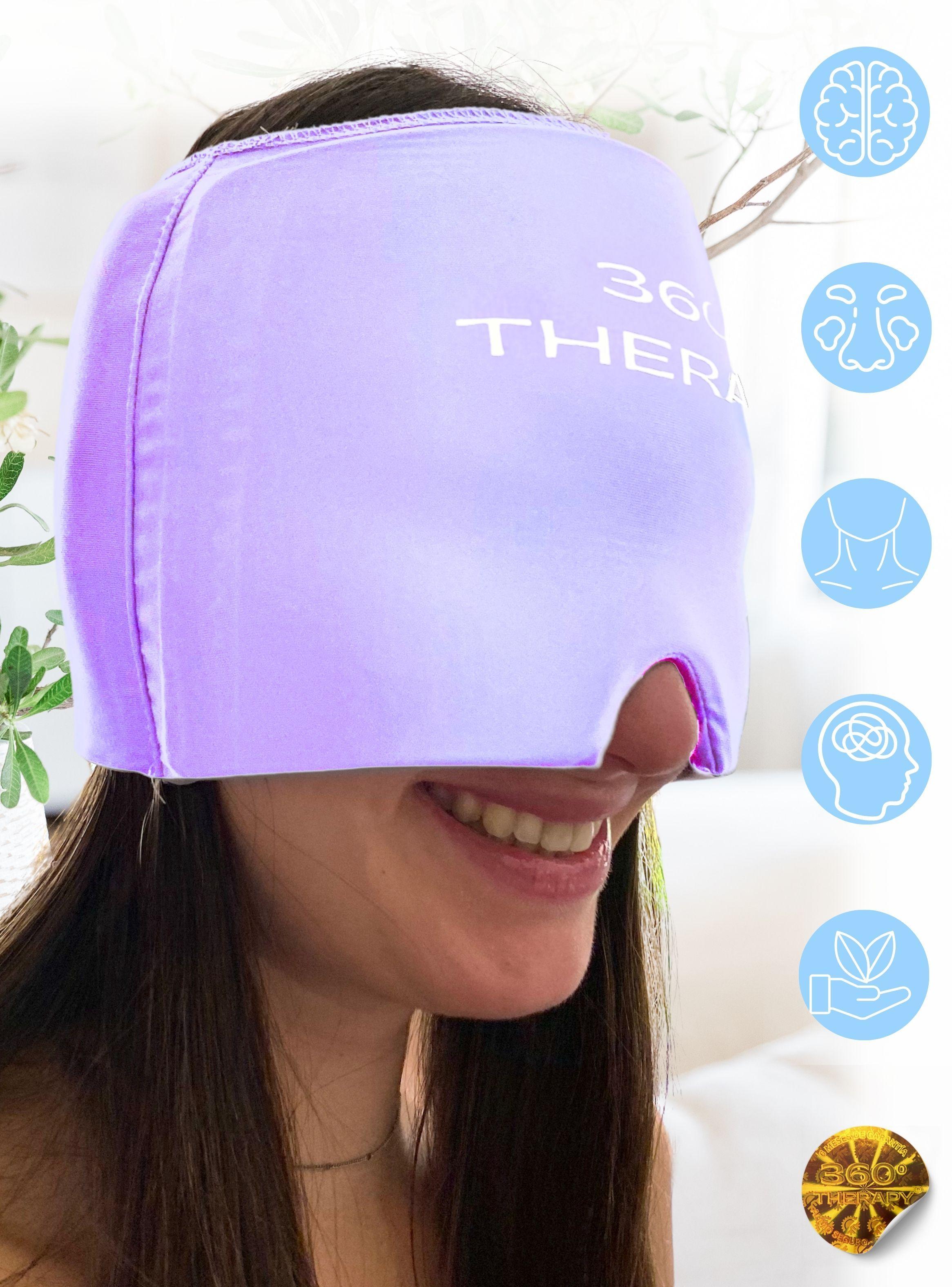 Compresa de Gel Sólido, Gorro para Aliviar Migraña-2