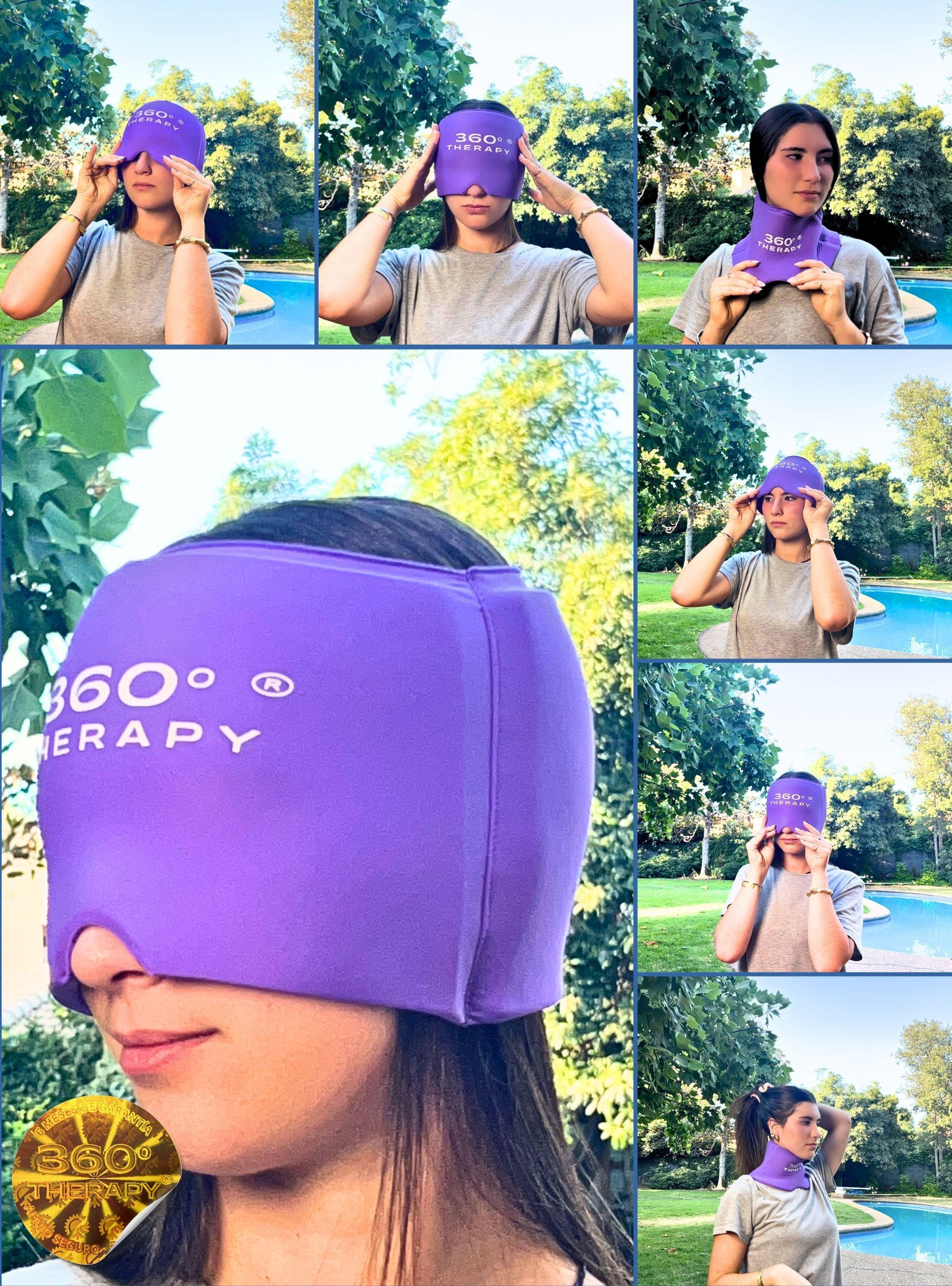 Compresa de Gel Sólido, Gorro para Aliviar Migraña-7