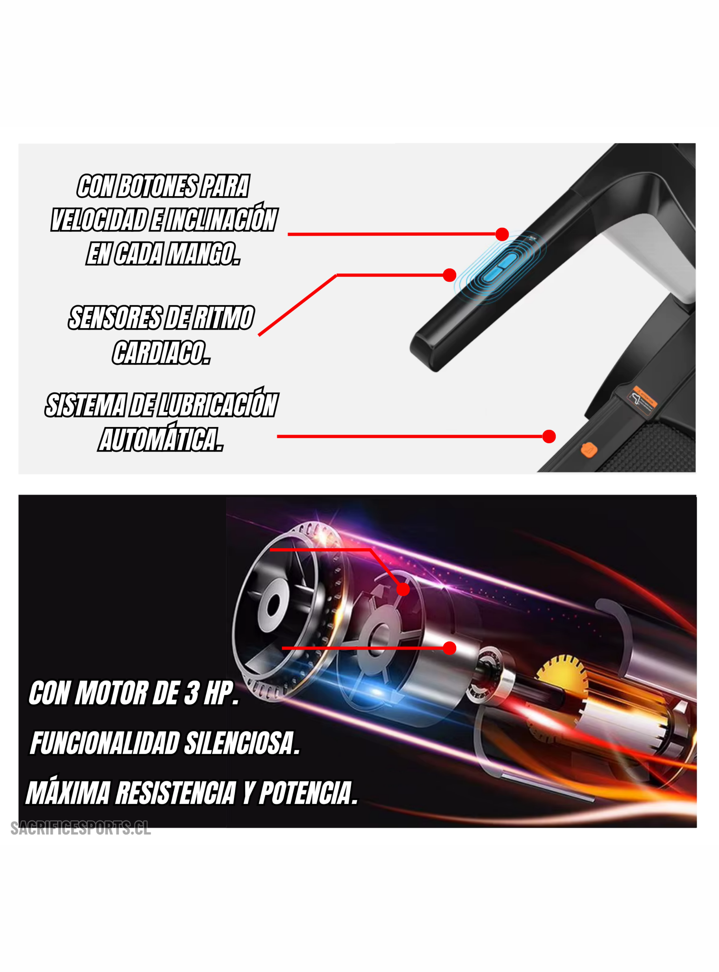 Trotadora Eléctrica A4-3