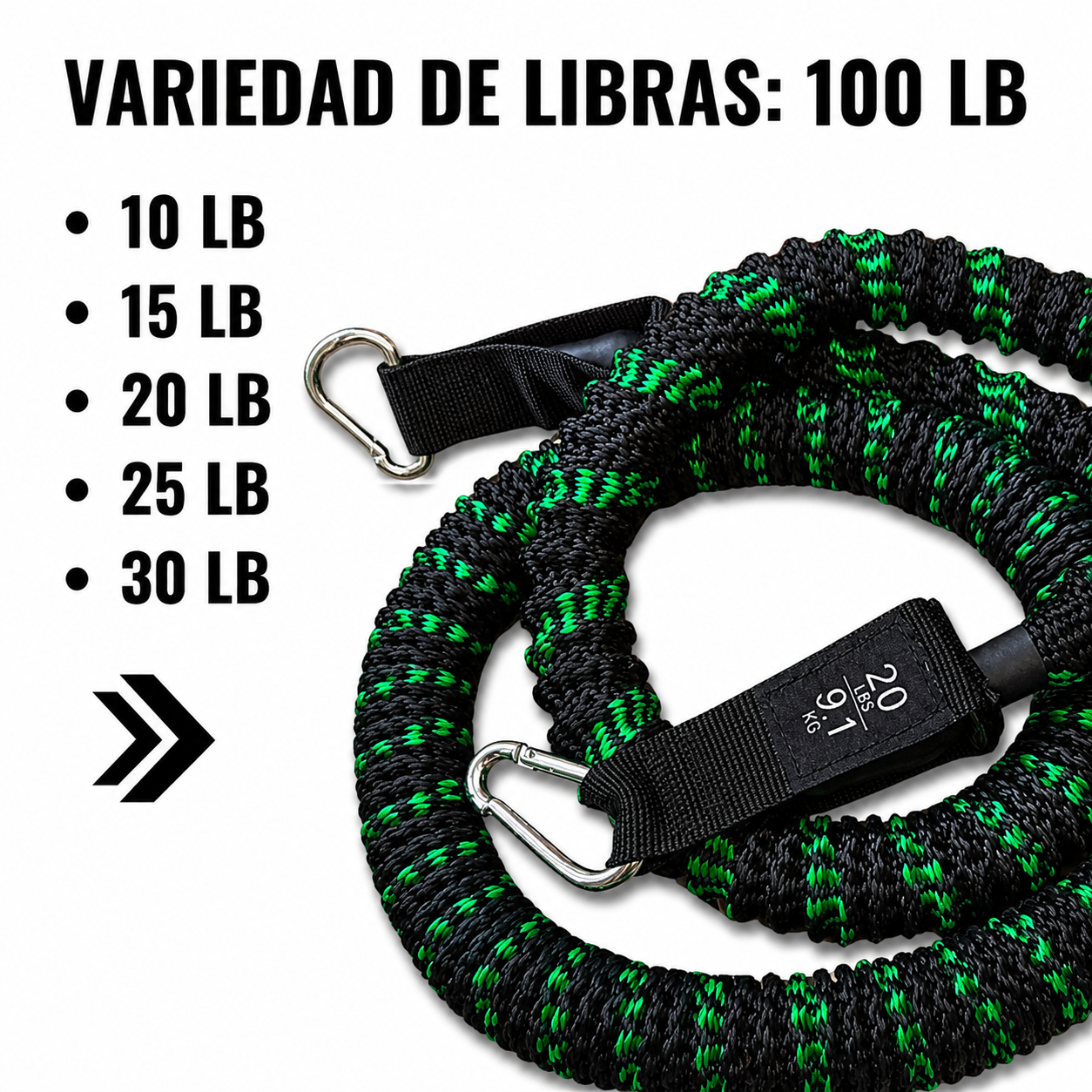 Bandas De Resistencia 100 Libras-1