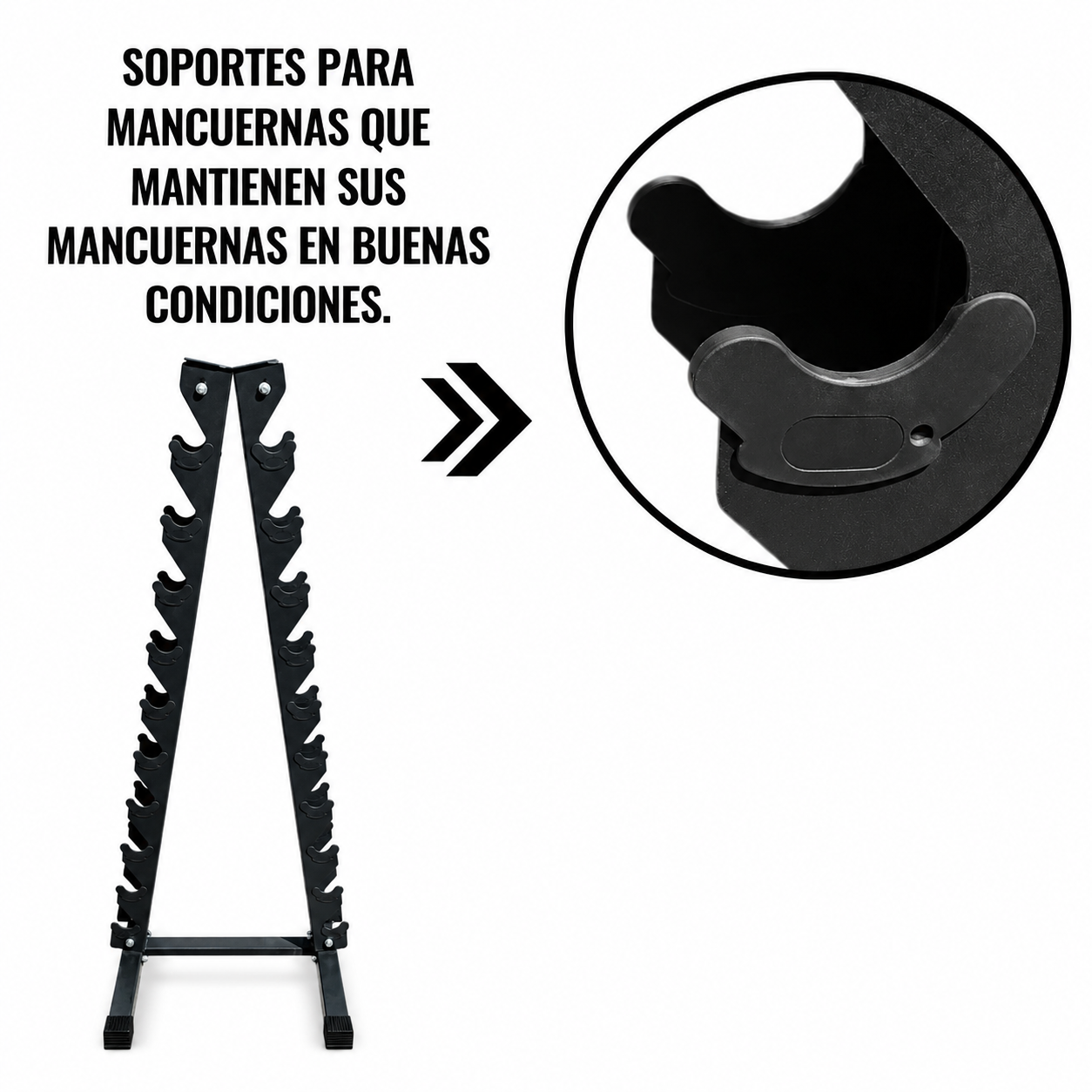 Rack para Mancuernas de 10 Niveles YLY02-3