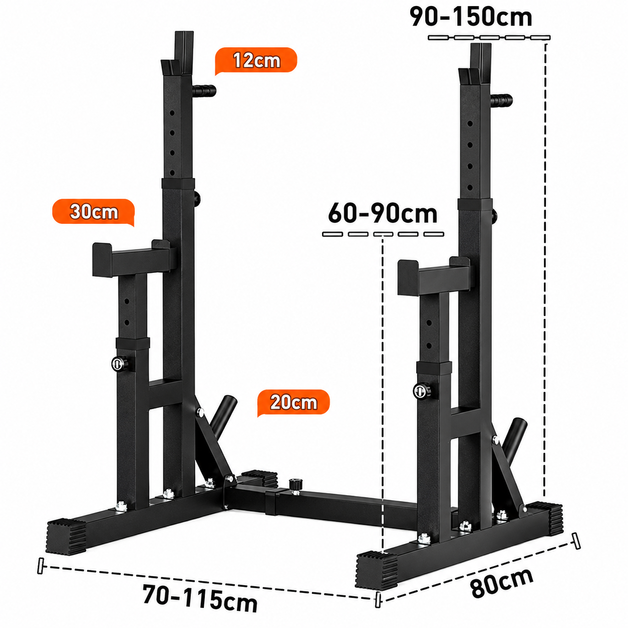 Rack de Sentadillas Ajustable YLY54-2