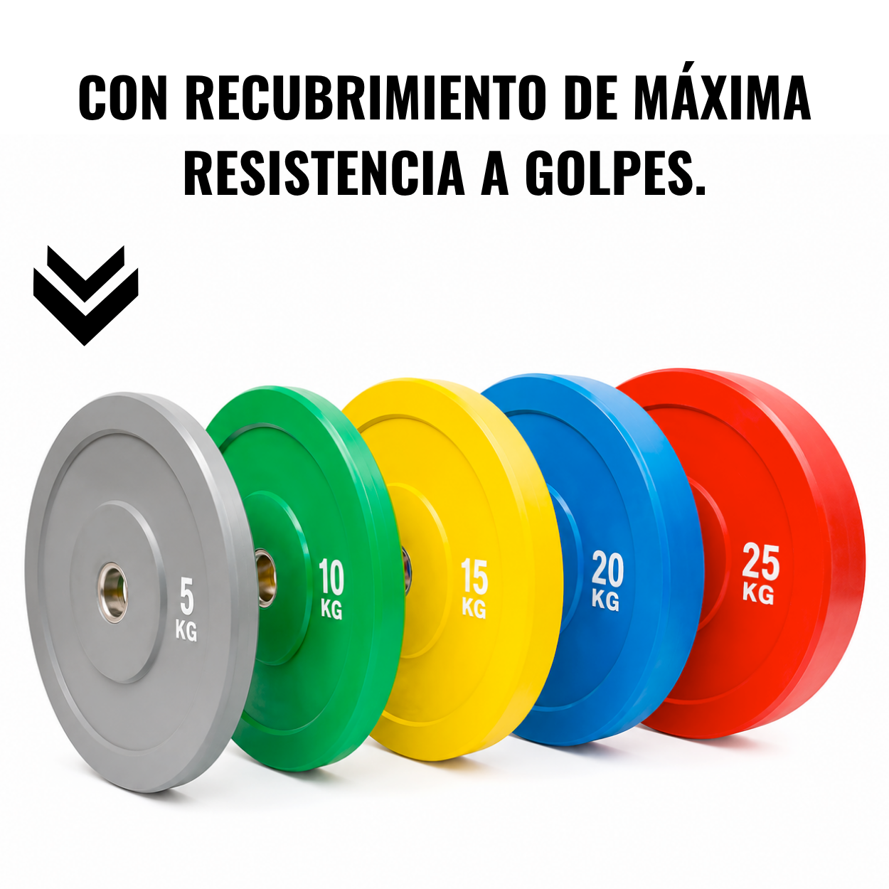 Par Discos Bumper 15 Kg Olímpicos Profesional-3