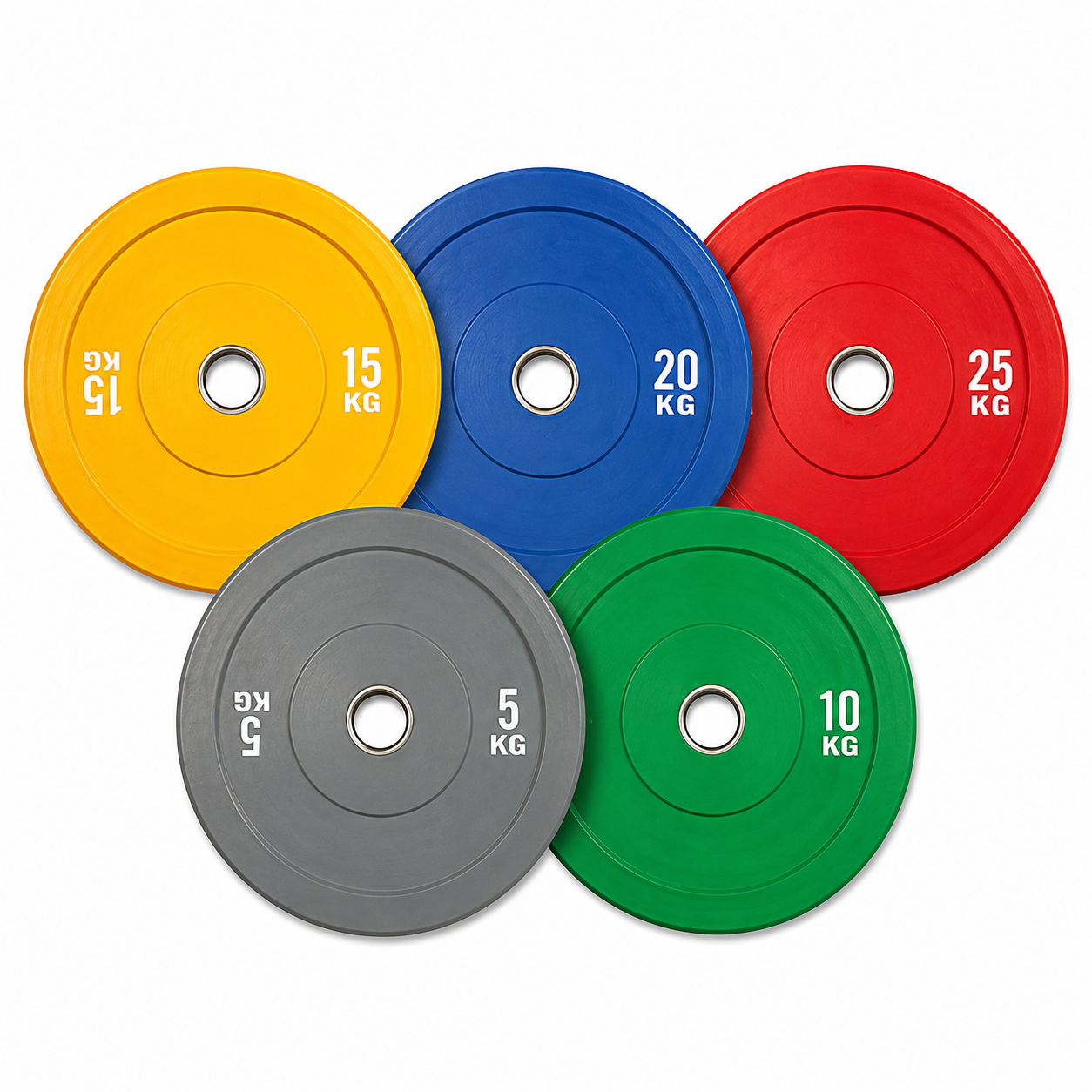 Par Discos Bumper 20 Kg Olímpicos Profesional-2