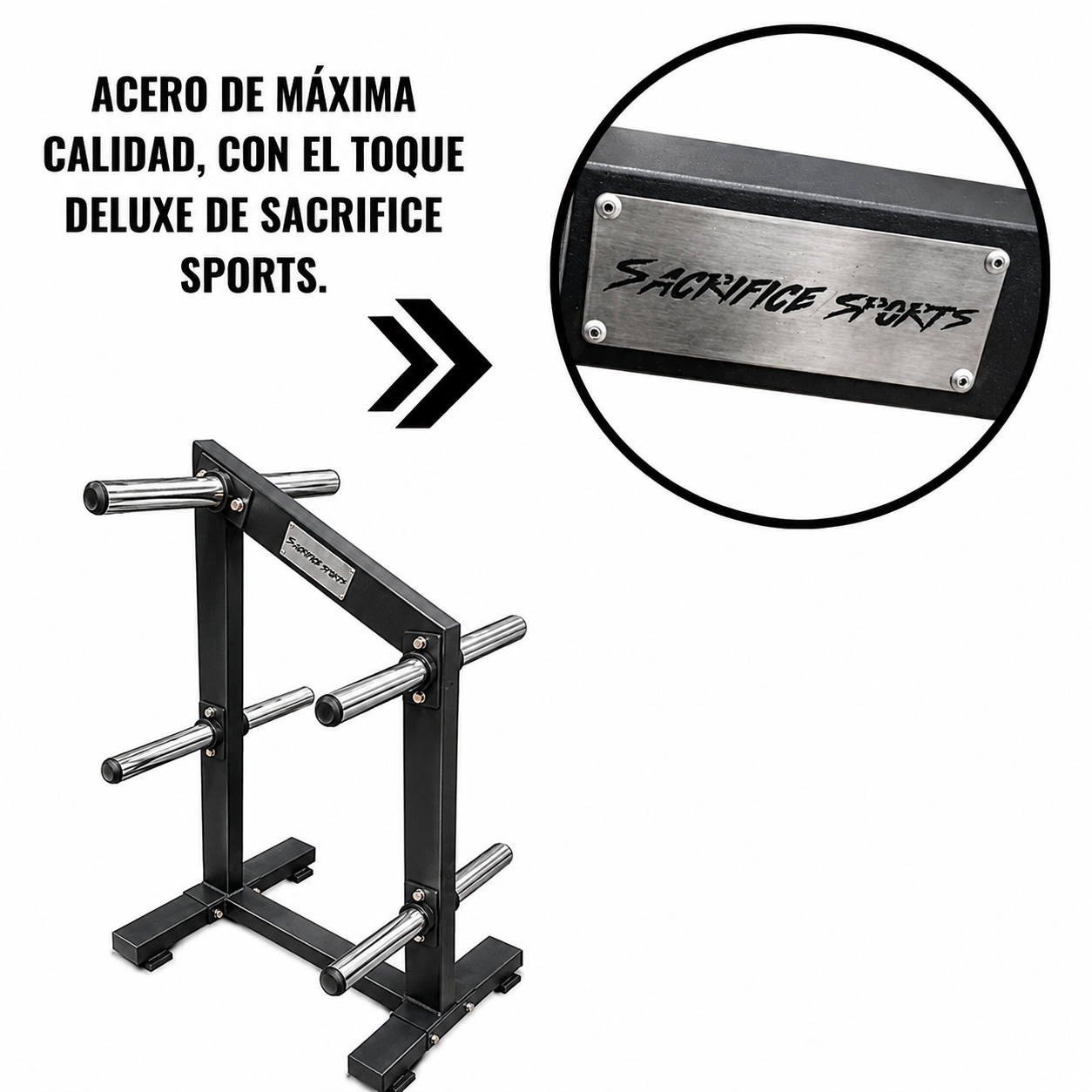 Rack De Discos Olímpicos Deluxe 6014-4