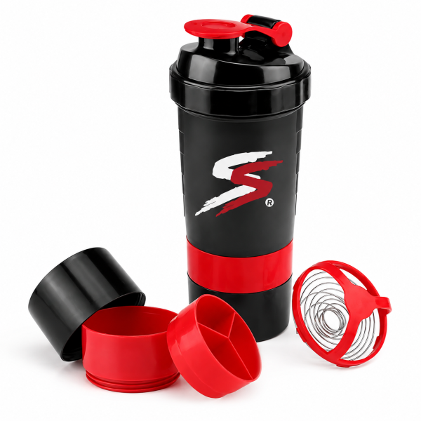 Pack 5 Botellas Shaker Profesionales YLY43 Sacrifice Sports de 500 ML Cada Uno-2