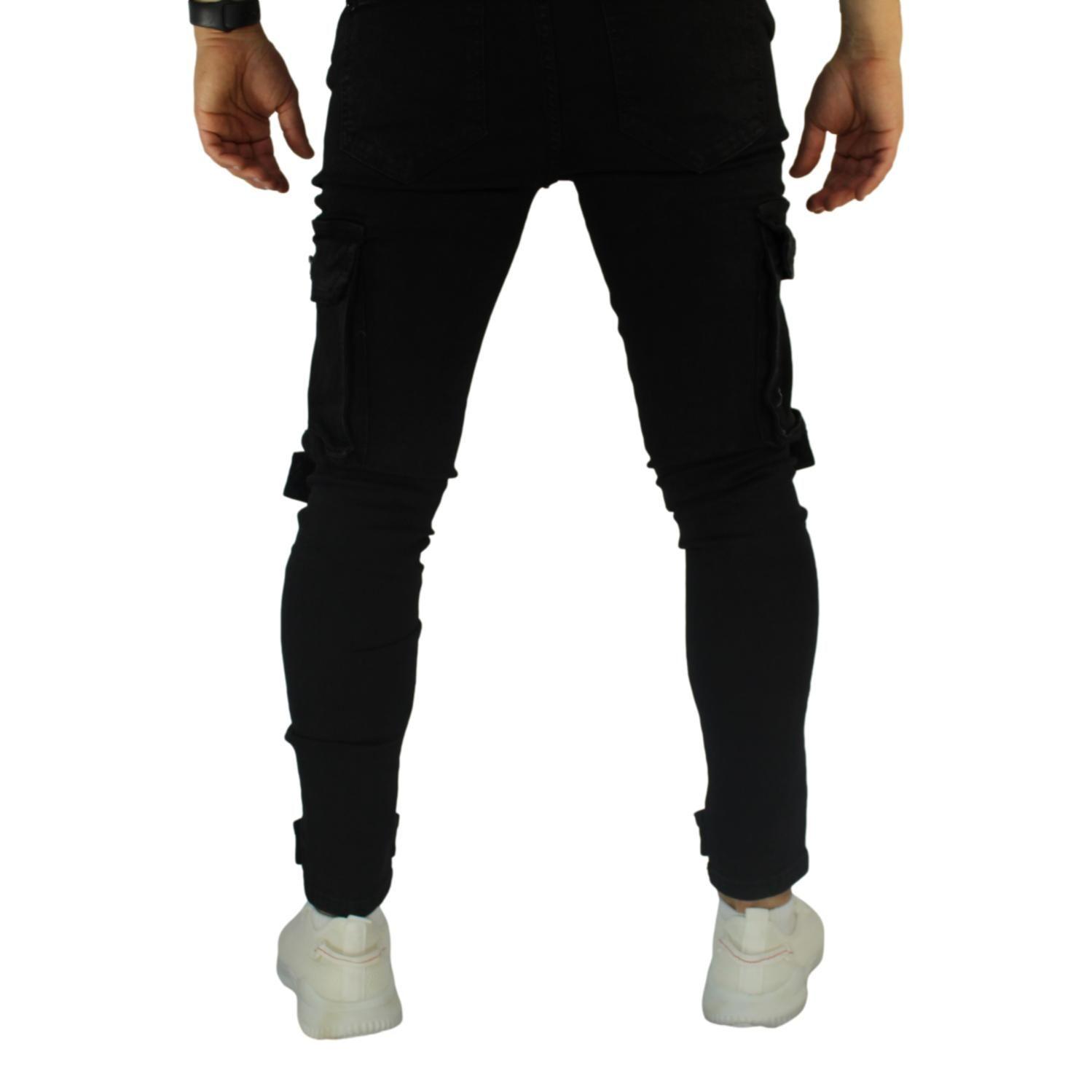 Jeans Cargo Pitillo Hombre-4