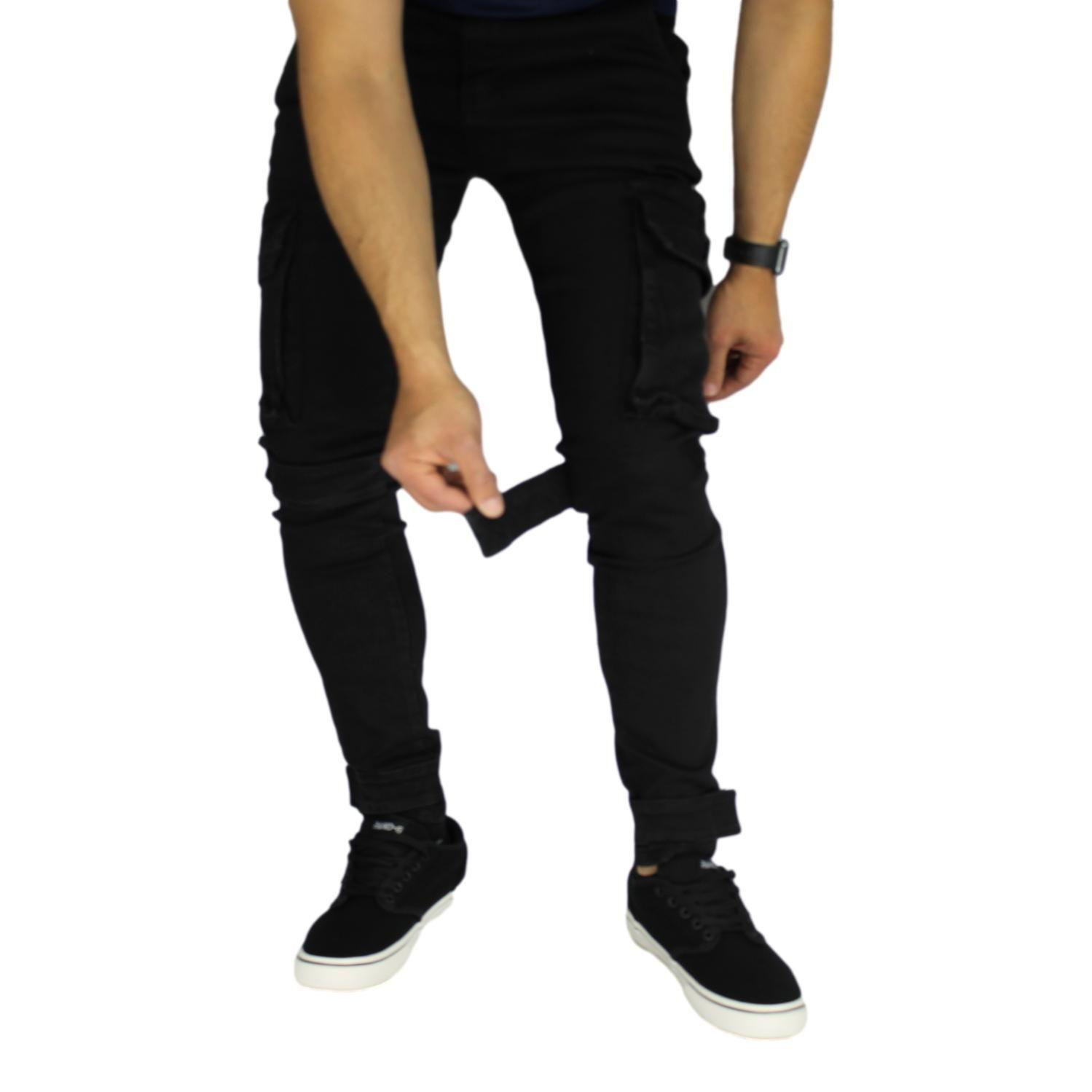 Jeans Cargo Pitillo Hombre-7